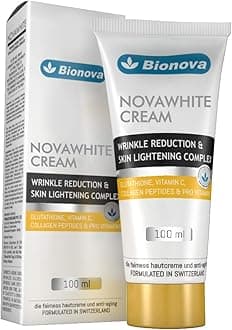 Bionova Novawhite Glutathione and Vitamin-C Cream For Glowing Skin Wrinkle Reduction Complex For Men And Women Suitable For All Skin Types 100 ml