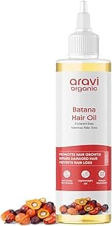 Aravi Organic Batana Hair Oil For Hair Growth With Pumpkin Oil - Derived From American Oil Palm Nut - 200 ml