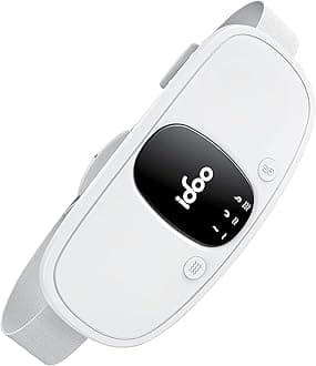 Portable Heating Pad for Period Cramps, FSA Eligible Item, Valentines Gifts for Her Women Girlfriend Mom Wife, Back Belly Heat Pad for Menstrual Pain Relief, with 3 Heat Levels 3 Massage