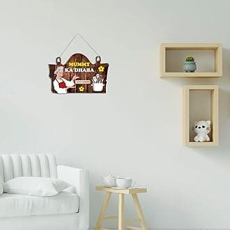 Artvibes Wooden Decorative Wall Hanging Decoration item for Kitchen | Gifts | Livingroom Art Items | Wood Design Quotes Decor | Artwork (WH_3711NV)