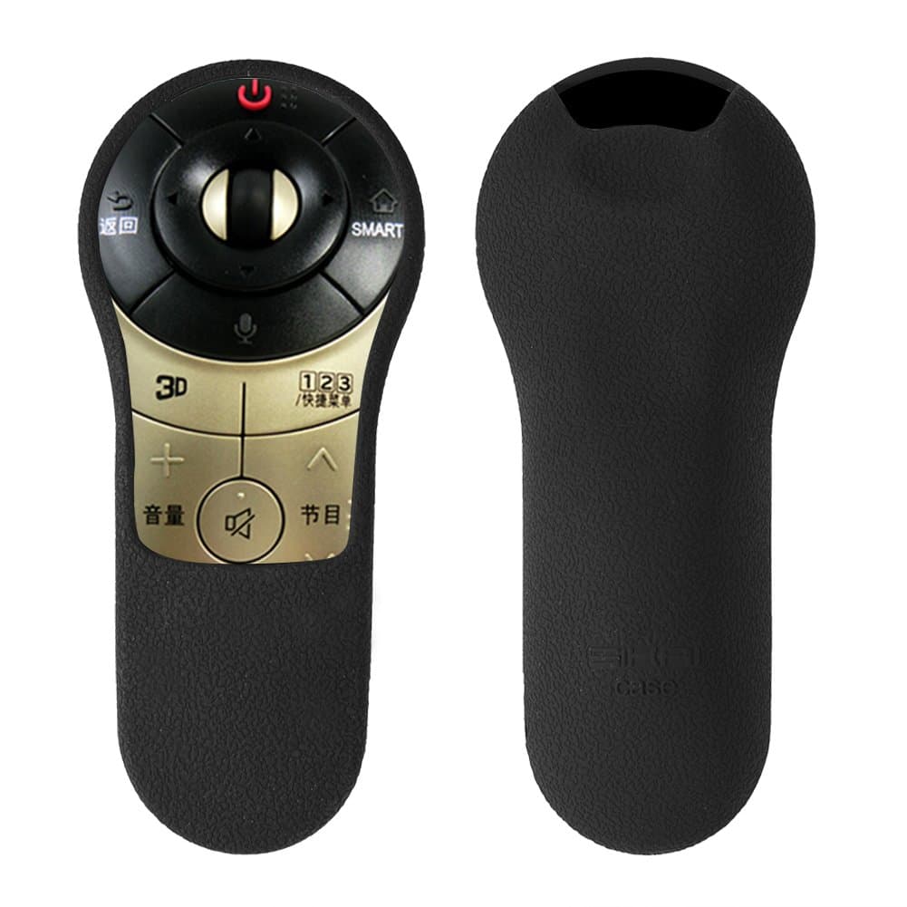 for LG MR400/ LA6150/ 6500 TV Remote Controller Smart Shockproof Silicone Protective Cover (Black)