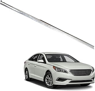 Chrome Garnish Molding Trim Front Right Replacement for 2015-2017 Sonata 87772-C1000
