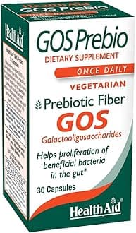 GOSPrebio, Prebiotic Fiber, Once Daily, 30ct, Helps Proliferation of Beneficial Bacteria in the Gut, Galactooligosaccharides