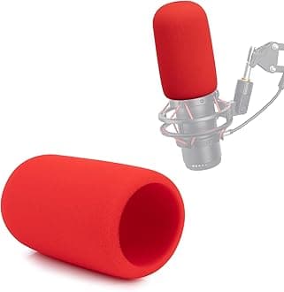YOUSHARESMic Windscreen for HyperX QuadCast Microphone, Professional Hyperx QuadCast Pop Filter, Foam Mic Covers Improve Recording Quality