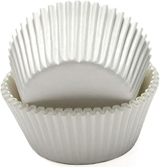 Chef Craft Classic Cupcake Liners, 50 count, White