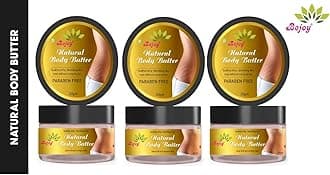 Bejoy Natural Body Butter For Stretch Marks, Dry Skin and Itchy Skin with Shea and Cocoa Butter 150 Gram