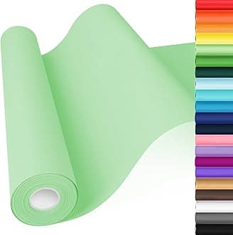 Light Green Easter Wrapping Paper, 15"x900" (75FT) Craft Paper Kraft Paper Roll Poster Bulletin Board Decorative Paper Roll, Happy Birthday Anniversary Bouquet Flower Wedding Gift Wrap