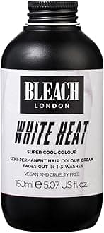 White Heat Colour - Semi-Permanent Hair Colour, Cool Neutral Blonde, Vegan, Cruelty Free, Temporary Hair Colour Cream, 150 ml