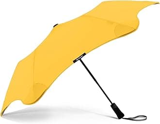 Metro Windproof Travel Umbrella - 39" Compact Umbrella for Wind and Rain, Portable, Heavy Duty, UV Protection