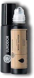 Woody Saffron, Baccarat Rouge 540 Impression, Unisex Perfume Oil, Alcohol Free, Fragrance Oil for Body, 10ml Roll On