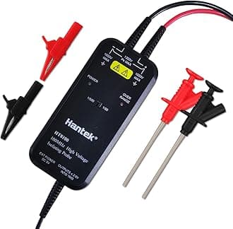 Hantek 100MHZ Oscilloscope HT8100 High Voltage Differential Probe Isolation Probe LED Indicator Accessory Tools