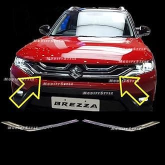 OEM Front Grill Trim Suitable for Maruti Brezza 2022 Onwards (Set of 2pcs)