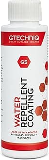 Gtechniq G5 Water Repellent Coating on Glass and Perspex for Cars, 3.4 fl oz | Repels Dirt and Water, Highly Hydrophobic, Works on Low Speed Driving, Easy to Apply, Lasts up to 4 Months