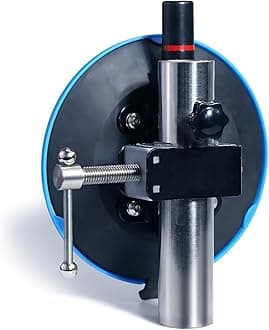 Heavy Duty Vacuum Suction Cup Flagpole Holder with Adjustable Steel Pipe Vehicle Flag Pole Suction Cup Car Flag Pole Mount for Car Truck Boat and Vehicle