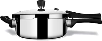 Stahl Xpress Cooker Triply Pressure Cooker Pan, Induction Cooker, Outer Lid Pressure Cooker 3.5 L, Induction & Gas Stove Compatible, 5 Years Warranty