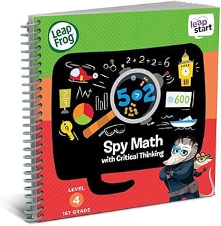 Leap Start Year 1 Activity Book - Spy Maths and Critical Thinking, Multi Color