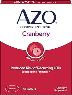Azo, Urinary Tract Health, Cranberry, 50 Caplets