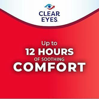 Clear Eyes Redness Relief - #1 Selling Brand of Eye Drops - Relieves Dryness, Burning, and Irritations - Up to 12 Hours of Soothing Comfort - 1 Fl Oz (Pack of 3)