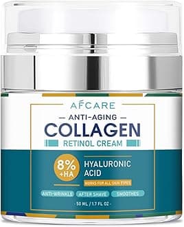 Face Moisturizer for Men Anti Aging,Men's Face Cream Moisturizer with Natural Avocado Oil,Retinol,Hyaluronic Acid,Collagen,After Shave Lotion For Men Skincare Daily Moisturizing 1.7 oz