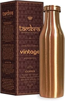 TAMBRA PURE COPPER JOINTLESS VINTAGE PLAIN BOTTLE