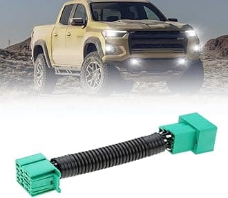 All Lights 6 High Mod for 2023-2025 GMC Canyon Chevrolet Colorado Elevation AT4 Denali AT4x Fog Lights Always On with High Beams Harness, Fog/Low Beams on Harness 6 High Mod Kit Plug Play Module