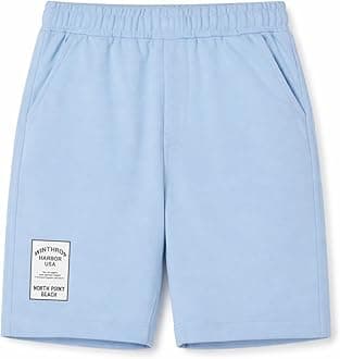 Alan Jones Clothing Boys Casual Bermuda Shorts | Placement Print | French Terry | Regular Fit | Drawstring Closure | Age 5–16 Years | Lounge & Casual Wear