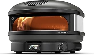 Arc Outdoor Pizza Oven, Propane Gas Pizza Oven, Precision Flame Control, Cooks 14" Pizza in 60 Seconds, Heats up to 950F - Off Black