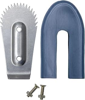 Stainless Steel Coconut Scraper Spare Blade/Chirava Naaku with Safety Cap and Screws
