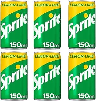 Mini Sprite 150ml Stunning In Exciting Pack of 6 To Satisfy Your Soda Cravings Sold By VR Angle
