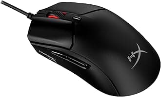 - HyperX Pulsefire Haste 2 USB Type-A Wired RGB Gaming Mouse, Up to 26K DPI, HyperX 26K Sensor, 53g Ultra-Lightweight, 6 programmable Buttons, 8K Hz Polling Rate, 24 Months Warranty - Black [6N0A7AA]