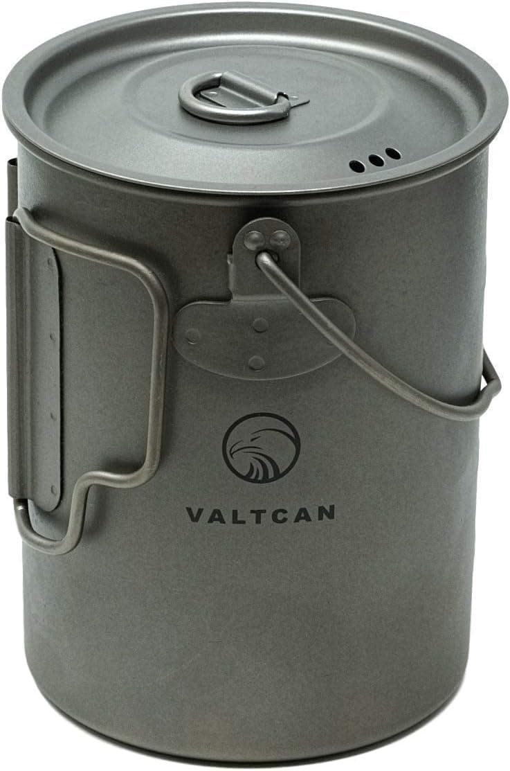 Valtcan 900ml Titanium Pot Backpacking Mug 34 oz