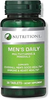 Men's Daily Multivitamin & Mineral | To support Men's Overall Good Health | Boost Immune & Nervous System | Made With Natural & Organic Ingredients | 30 Tablets