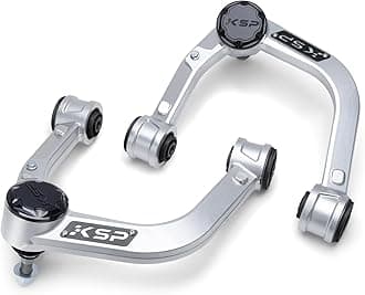 KSP Forged Control Arm for 4Runner Land Cruiser 2-4in Lift, Aftermarket Upper Control Arms in Rubber Bushing Compatible with Toyota Lexus GX 2003-2022, FJ Cruiser 2003-2022, One-piece Design UCA