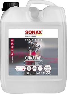 CutMax Cutting Compound | High-Abrasive Paint Correction Polish for P1500 Grit Sanding Marks | Silicone-Free, Dust-Free, and Odorless | Long Buffing Cycle for Severe Weathered Paint | 24650 | 5L