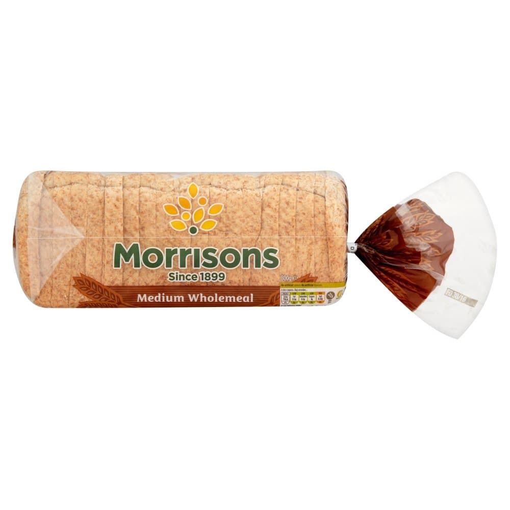 Morrisons Wholemeal Medium 800g
