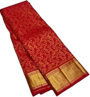 Avantika FashionWomen's Kanjivaram Pure Silk Banarasi Sarees With Blouse Piece