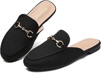 Minorsu Buckle Mules for Women