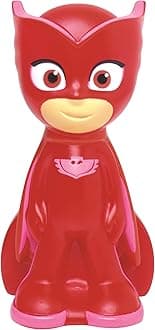 LEXIBOOK PJ Masks Owlette Pocket Color NightLight, LED for children's room, Pocket size, Battery, Red/Pink, NLJ001PJM2