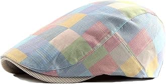 Newsboy Hats Adjustable Ivy Flat Cap Gatsby Cabbie Driving Beret for Men Women