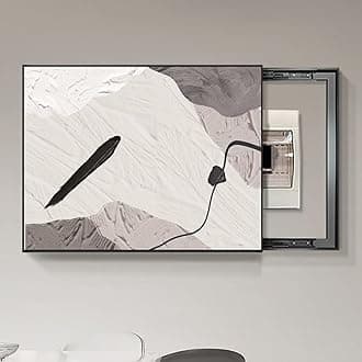 E,70X50cm, Electric Box Cover Push And Pull Modern Decorative Electric Box Cover Electric Meter Box Counters Decoration Hide Paintings Creative Simple Design Distribution Box Painting