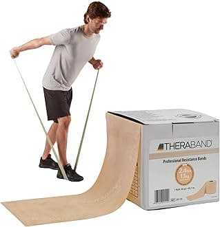 - THERABAND Resistance Band, Special Heavy, 50-Yard Roll, Elastic Band for Exercise