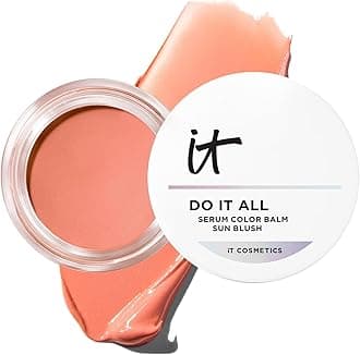 IT Cosmetics Do It All Serum Color Balm Sun Cream Blush & Bronzer, Blendable & Buildable, Lift, Reshape, All-Over Color, 24HR Hydration, Hyaluronic Acid, Peptides & Vitamin E - 0.63 oz