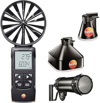 417 Kit 2 – vane anemometer with measurement funnels and flow straightener