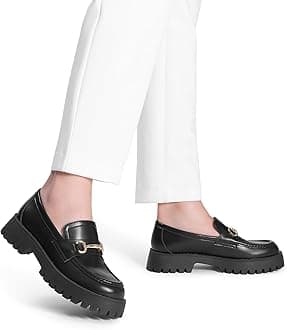 DREAM PAIRS Womens Slip on Fashion Wokr Dress Loafers