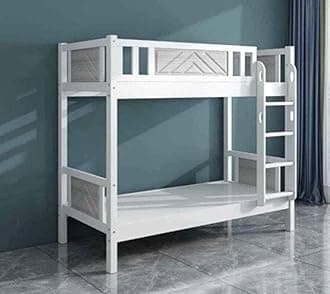 Galaxy Wood Solid Bunk Bed, Wenge Color, OAK - 200 x 90 x 190 cm