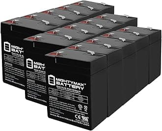 Mighty Max Battery 6V 4.5AH SLA Replacement Battery for Jiming JM-6M4.5AC - 15 Pack
