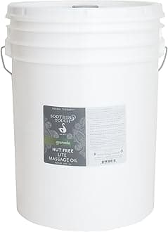 Soothing Touch Nut Free Lite Massage Oil, Unscented, 640 Ounce
