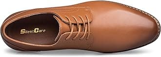 SILENTCARE Men's Oxford Formal Dress Shoes Business Comfortable Classic Lace Up Shoes