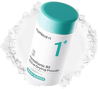 No.1 Powder | Pantothenic B5 Active Drying Powder | Spot Treatment Acne, Pantothenic Acid, Niacinamide, Madecassoside | Excess Oil Control, Flattens Cystic Acne, Breakouts | 0.24 oz.