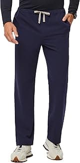 FIGS Pisco Basic Scrub Pants for Men — Structured Fit, Straight Leg, 4 Pockets, Anti-Wrinkle